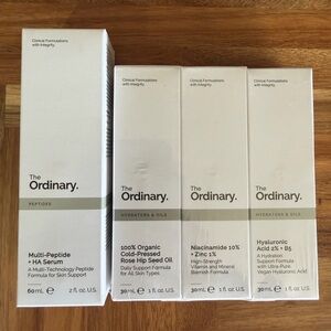 🆕 THE ORDINARY 4 x SET OF SKINCARE FACE SERUM BUNDLE